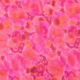 French Terry angeraut Digital Batik Bubbles - pink